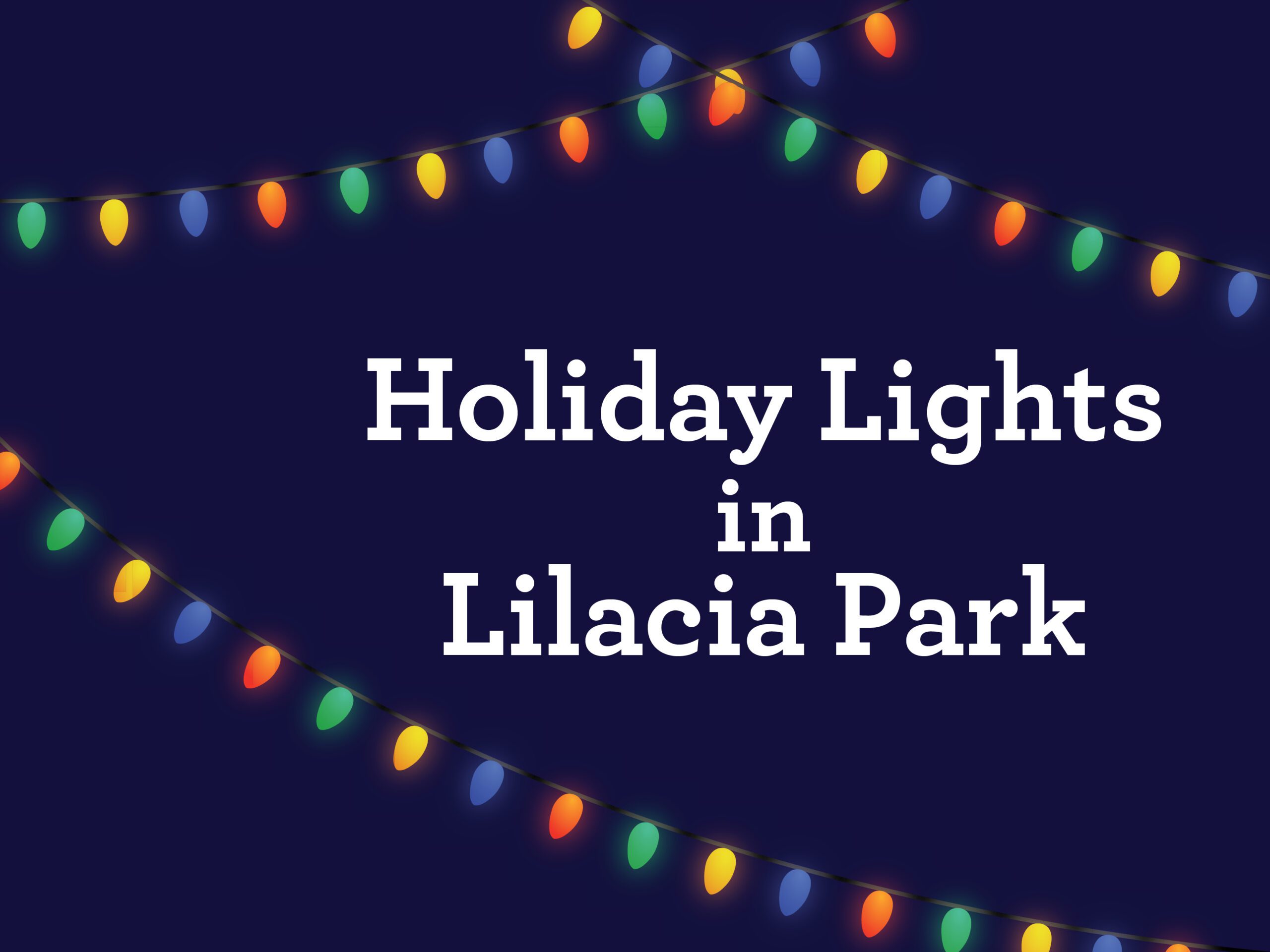 Holiday Lights in Lilacia Park Lombard Park District